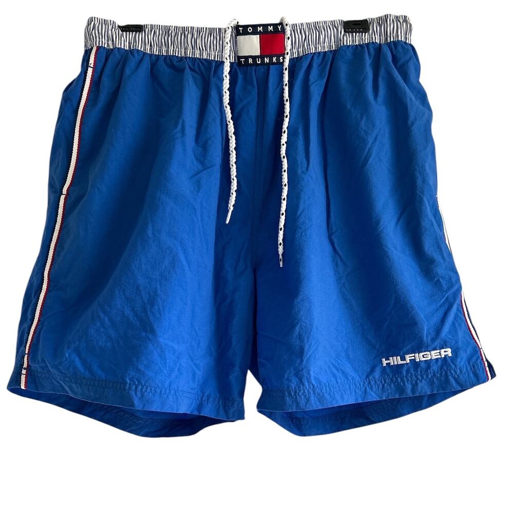 Vintage‎ 90s Tommy Hilfiger Men’s Size Large Classic Swim Trunks Shorts